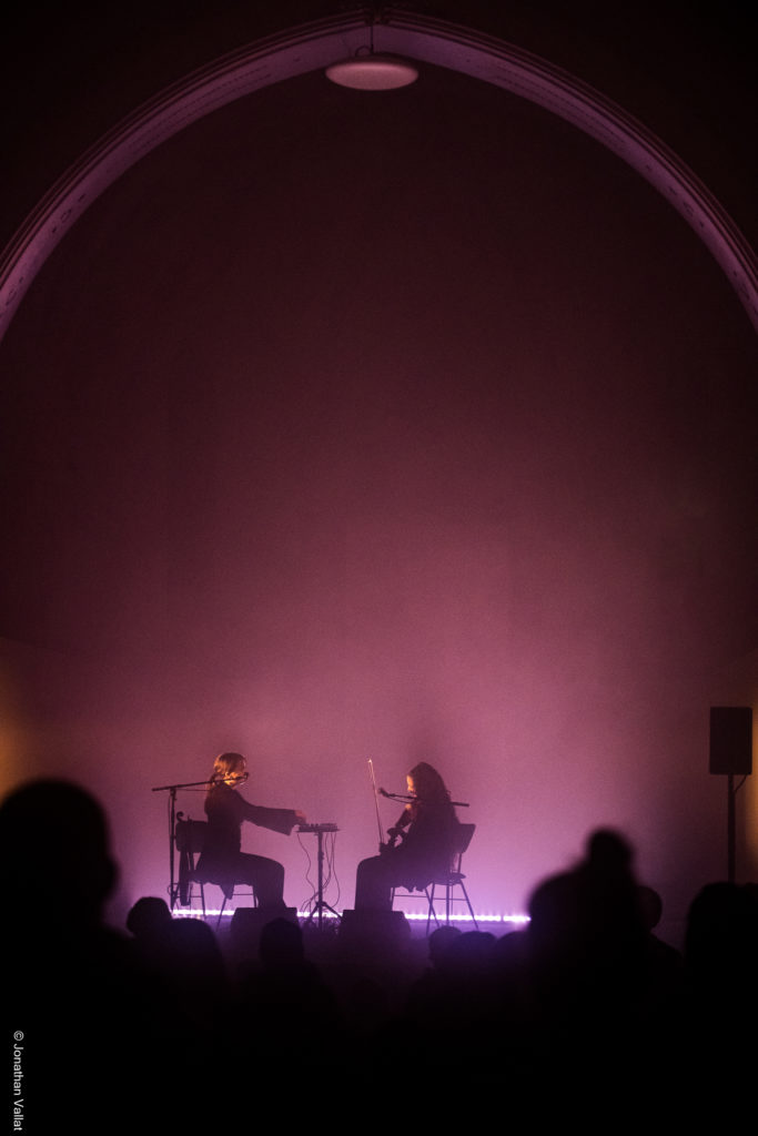 Astrid Sonne à la Nef du Noirmont lors du Spiegelberg Festival - Crédits Gilles Mauron