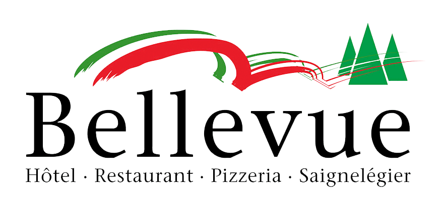 Logo for the Bellevue hotel-restaurant in Saignelégier