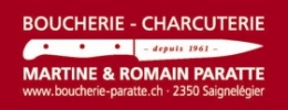 Paratte butcher logo