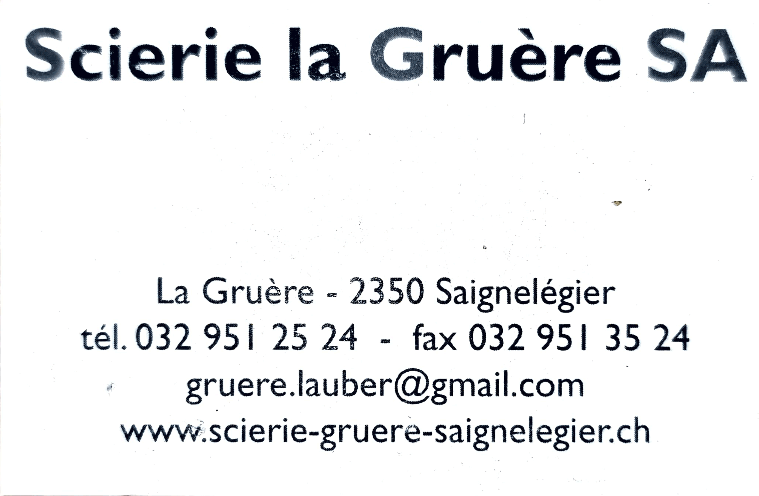 Scierie gruere logo